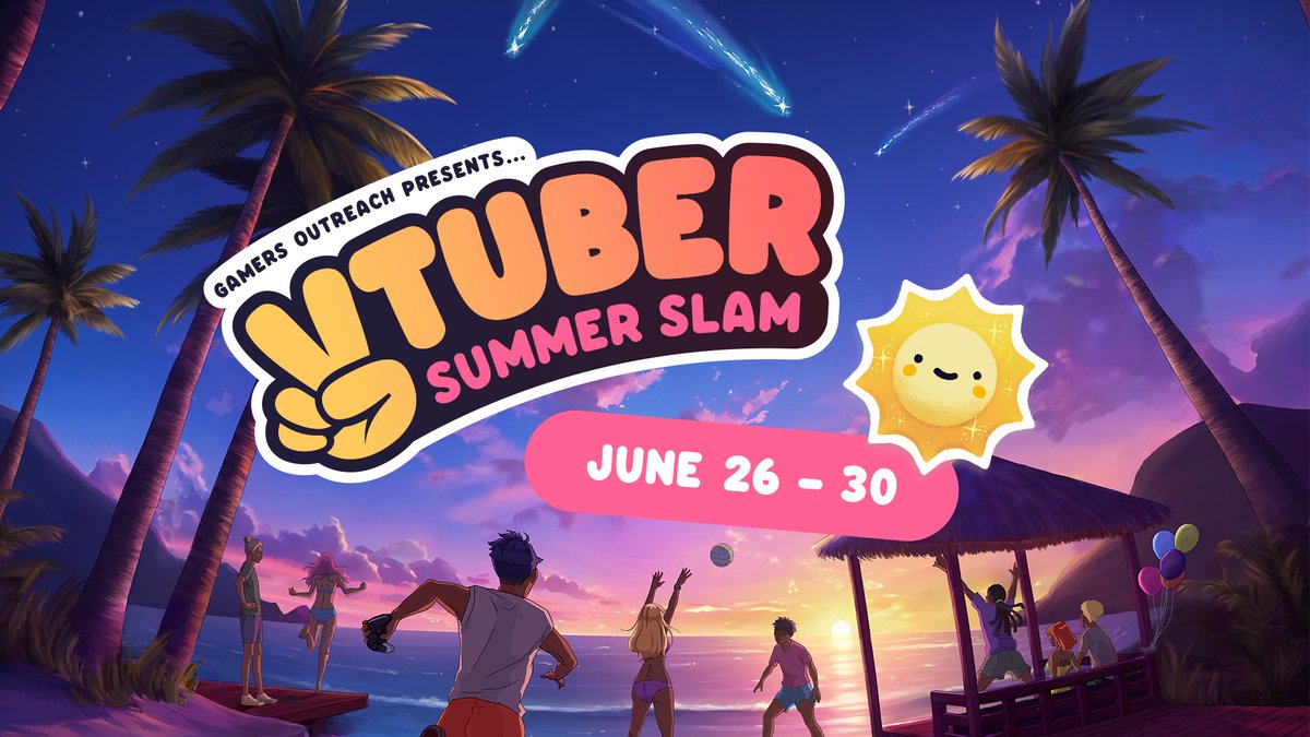 Summer is hot but raising funds to help bring video games to hospitalized kids and families is cool 😎🌊

Our 3rd annual VTuber Summer Slam kicks off 4 weeks from today! #VTuberSS2024
