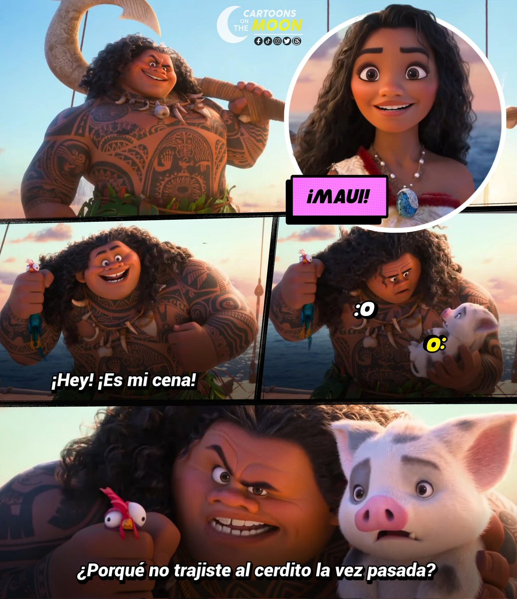 ¡El reencuentro de Moana y Maui en el primer trailer de Moana 2!