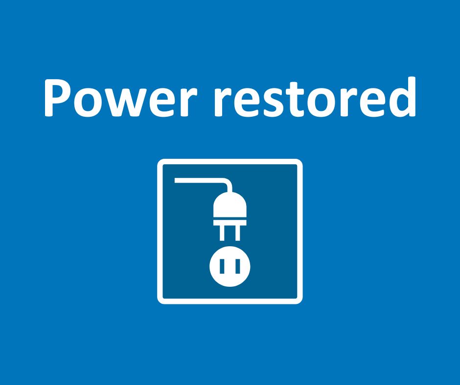Power in the park is now restored.

Comfort stations, waters taps, and trailer sanitation stations are now open.

Thank you for your patience and understanding