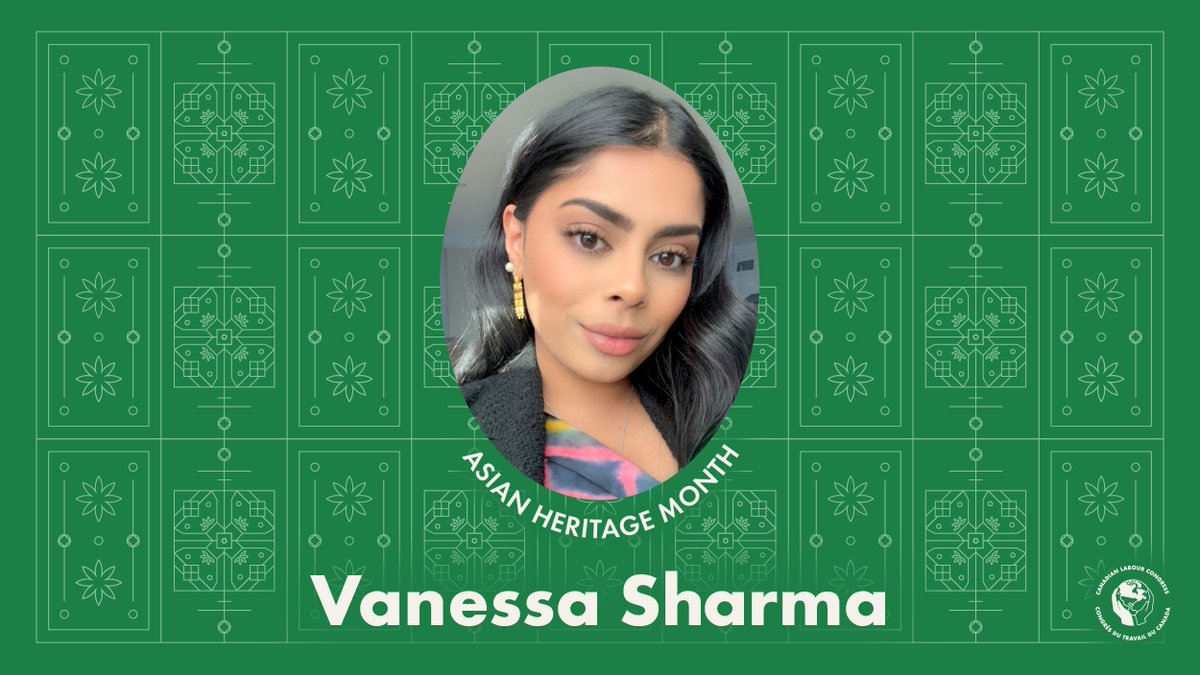 Today, we celebrate Asian Heritage Month by spotlighting Vanessa Sharma. Vanessa Sharma is a vibrant force within the labour movement, channelling her passion into advocacy for anti-racism, mental health awareness, and community empowerment. 1/5

#AsianHeritageMonth #AHM2024