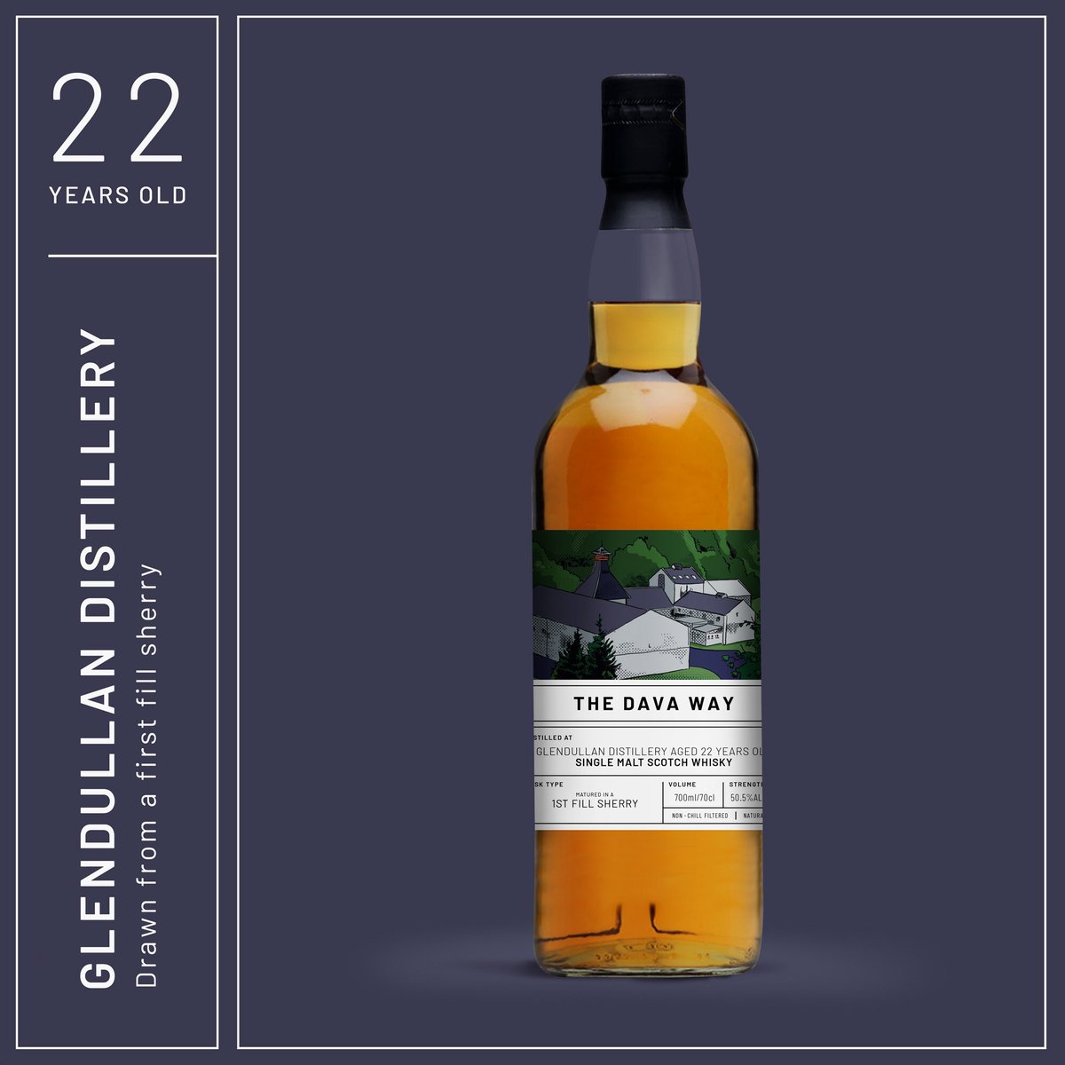+++ New Dava Way Release+++  

An unmissable tapestry of refined and delightful flavours - The Dava Way Glendullan 22 year old 1st fill sherry butt  

Now available

dunphaildistillery.com/product-page/d…