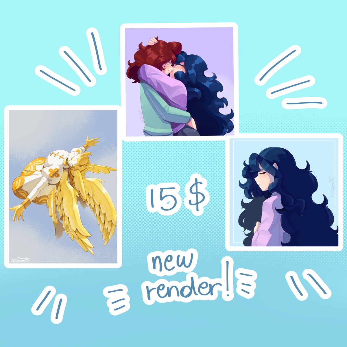 NoNam3den's tweet image. -here i introduce the new style of render in commissions !!!✨-
-and only for 6 slots the price is lowered !!!-
here is the link for my ko-fi to ask for commissions ! ↓↓↓
ko-fi.com/nonam3ru/commi…
#commissions #artcommissions #koficommissions #art #digitalartists #CommissionArt