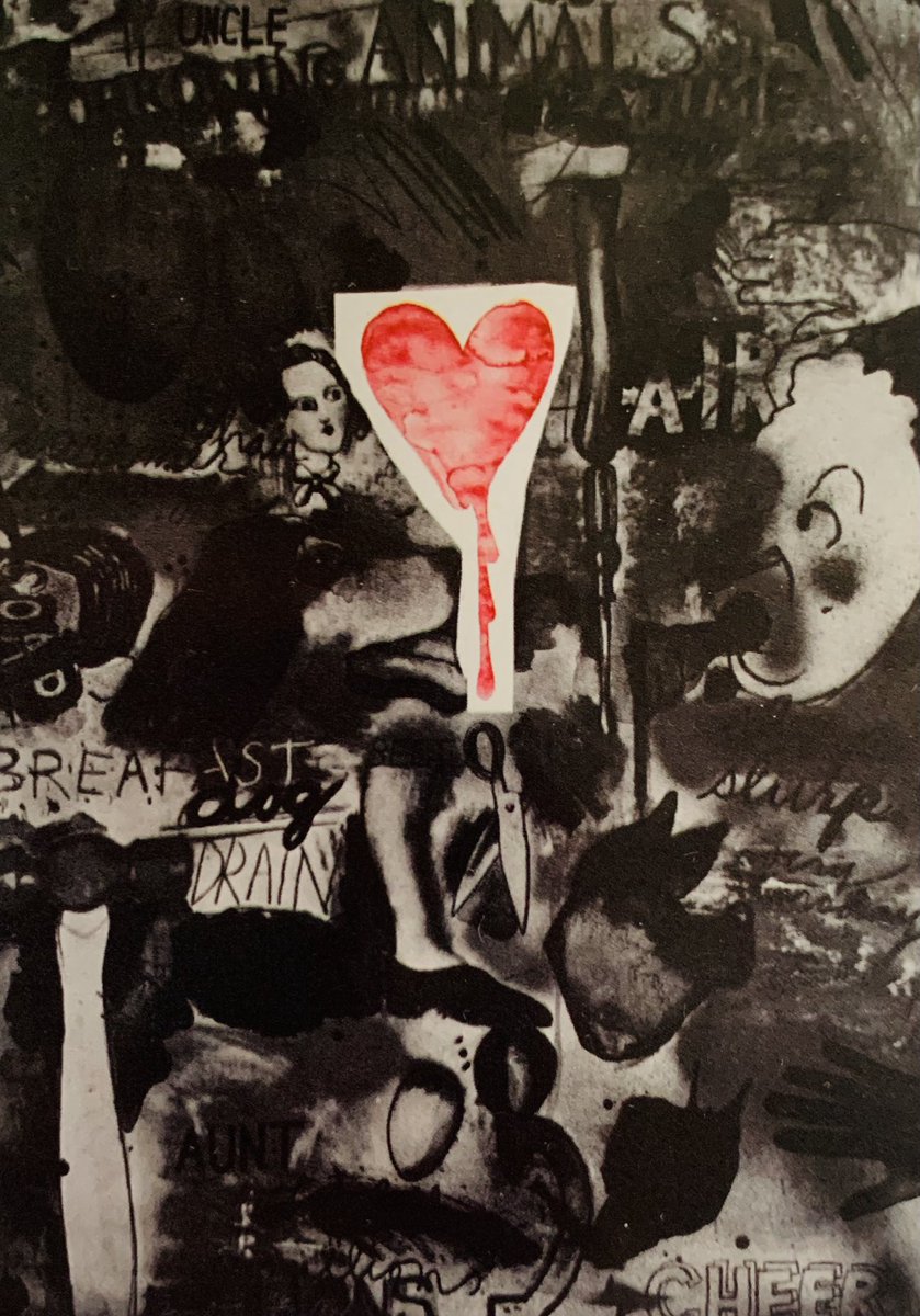 painterseleven's tweet photo. #JimDine “Picabia” 1971, #Lithograph #Collage #AmericanArtist #AbstractExpressionist #NeoDada Born 1935 https://t.co/iKaRe1PIbr