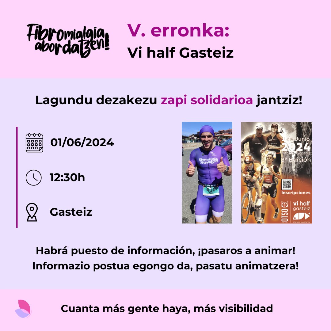 📣VAMOS A POR EL SIGUIENTE RETO | HURRENGO ERRONKA DATOR📣

#encefalomielitismialgica #sindromedefatigacronica #fibromialgia #electrohipersensibilidad #sensibilidadquimicamultiple #nekekronikoarensindromea #sentsibilitatekimikoanitzak  #fibromialgiaabordatzen