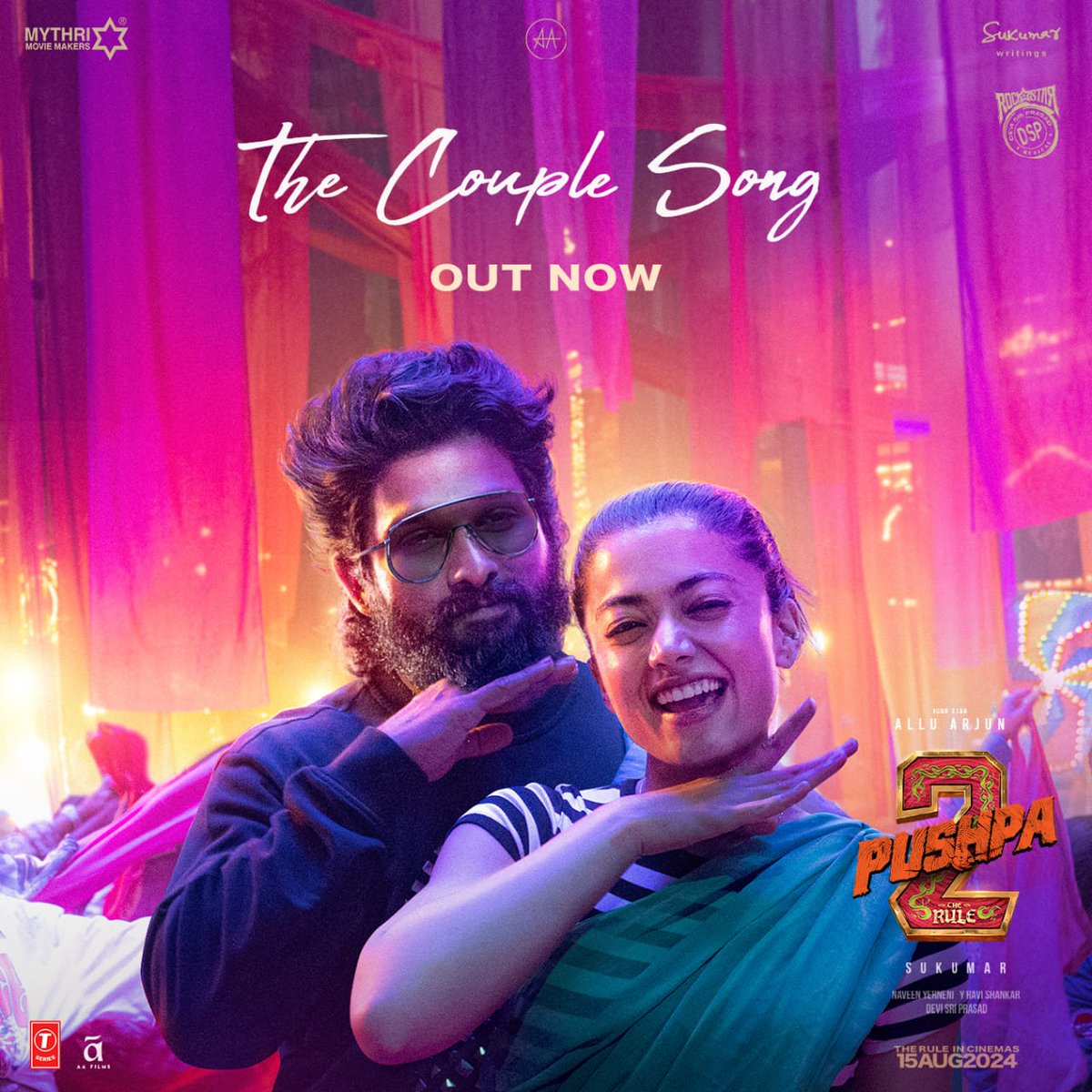 Sairars100's tweet photo. Oh my god this song is out now.. this is really amazing news for all
#Pushpa2SongAngaaron https://t.co/YhqC2RmKtU