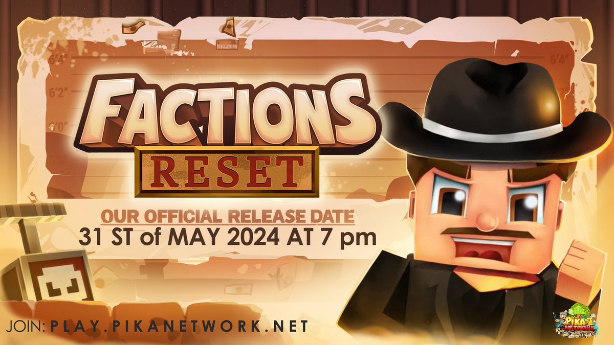PikaNetwork (@pikanetworkmc) on Twitter photo ๐OpFactions reset - ๐๐ฟ๐ถ๐ฑ๐ฎ๐, ๐ ๐ฎ๐ ๐ฏ๐ญ๐๐, ๐ฎ๐ฌ๐ฎ๐ฐ ๐ณ๐ฃ๐ ๐๐๐ง!
To celebrate, we are running a giveaway for:
โช๏ธ 1x โฌ50 Store Giftcard
Follow us, Retweet, and Like to enter.
Good luck!
๐Information: pika-network.net/opfactions-resโฆ ๐OpFactions reset - ๐๐ฟ๐ถ๐ฑ๐ฎ๐, ๐ ๐ฎ๐ ๐ฏ๐ญ๐๐, ๐ฎ๐ฌ๐ฎ๐ฐ ๐ณ๐ฃ๐ ๐๐๐ง!
To celebrate, we are running a giveaway for:
โช๏ธ 1x โฌ50 Store Giftcard
Follow us, Retweet, and Like to enter.
Good luck!
๐Information: pika-network.net/opfactions-resโฆ