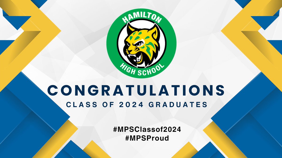 🎉 Congratulations, Alexander Hamilton High School graduates! You make us #MPSProud! We invite the entire Milwaukee community to help celebrate our graduates 🎓 You can watch all of the graduation ceremonies on our YouTube channel. mpsmke.com/graduation