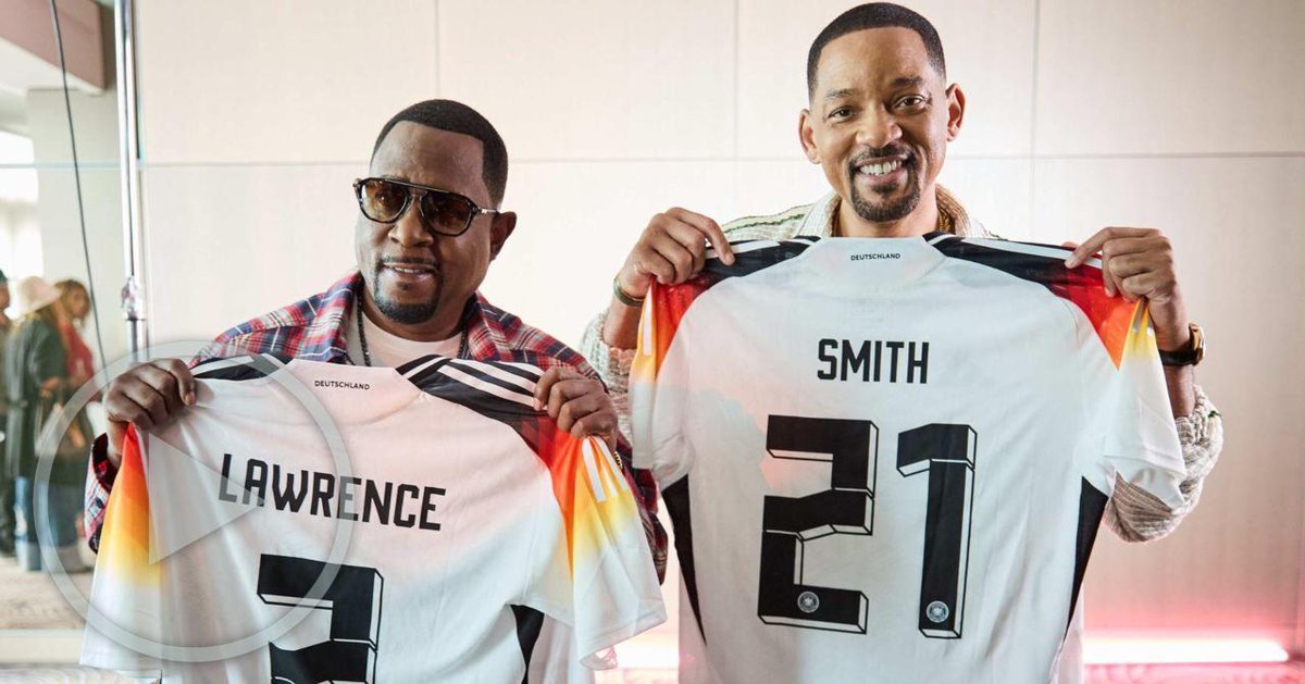 Die zwei sind schon mal im EM-Fieber! 😆 Will Smith & Martin Lawrence singen deutsche Fan-Gesänge. sport.sky.de/fussball/artik… #SkySport #EURO2024