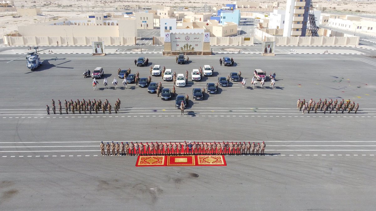 The Amiri Guard School celebrated Wednesday in the Lahsaniya camp the graduation of the security and personalities protection joint foundational courses, in the presence of Amiri Guard Commander Lieutenant-General staff Hazza bin Khalil Al Shahwani. #AMIRIGUARDS #QATAR #SECURITY