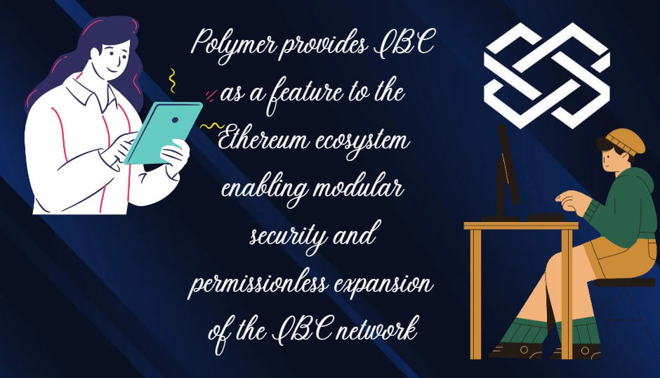 light_of_night8's tweet image. Polymer provides IBC as a feature to the Ethereum ecosystem enabling modular security and permissionless expansion of the IBC network.
Twitter - @Polymer_Labs
#polymer #InterBlockchainCommunication