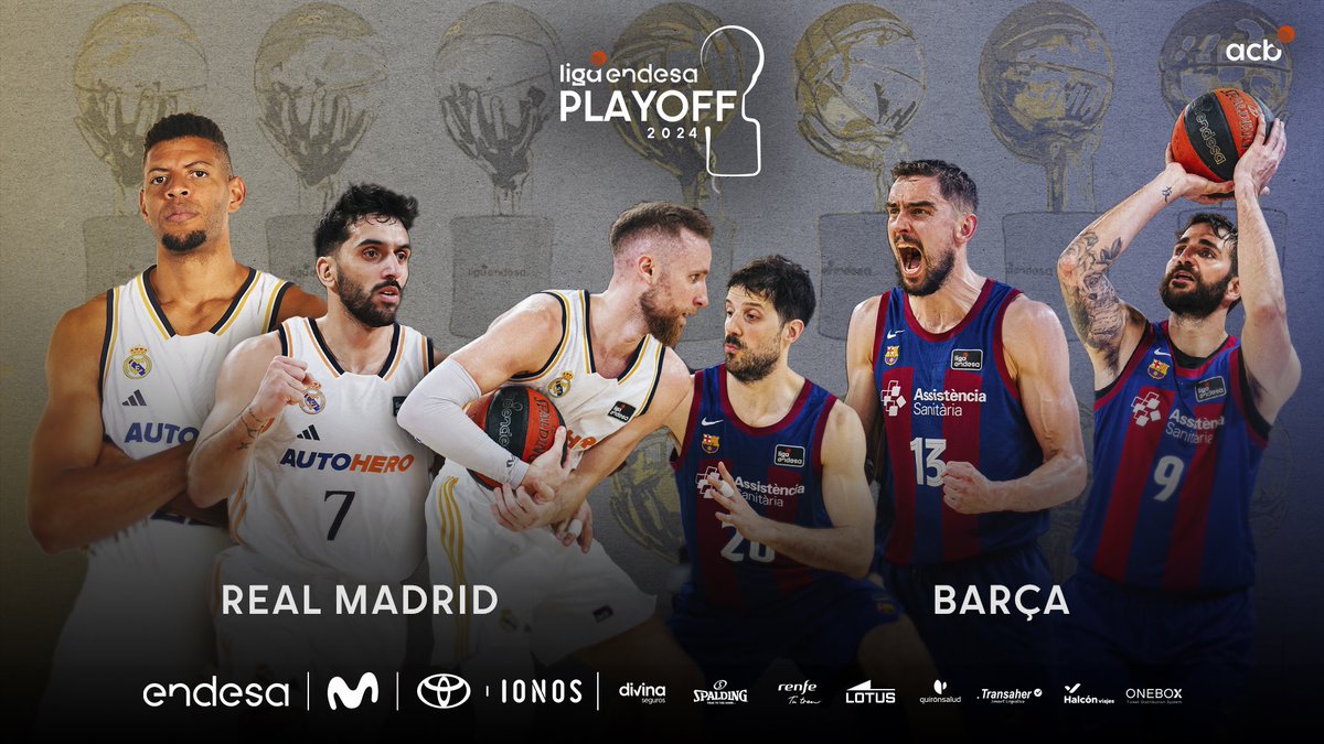 ¡LA SEGUNDA SEMIFINAL DEL #PlayoffLigaEndesa YA ESTÁ AQUÍ! Sí, EL CLÁSICO ya está aquí. Hoy, primer asalto. Hoy, primer partido entre @RMBaloncesto y @FCBbasket. ¿𝙏𝙚 𝙡𝙤 𝙫𝙖𝙨 𝙖 𝙥𝙚𝙧𝙙𝙚𝙧? ⏰ 20:30h 📺 @MovistarPlus