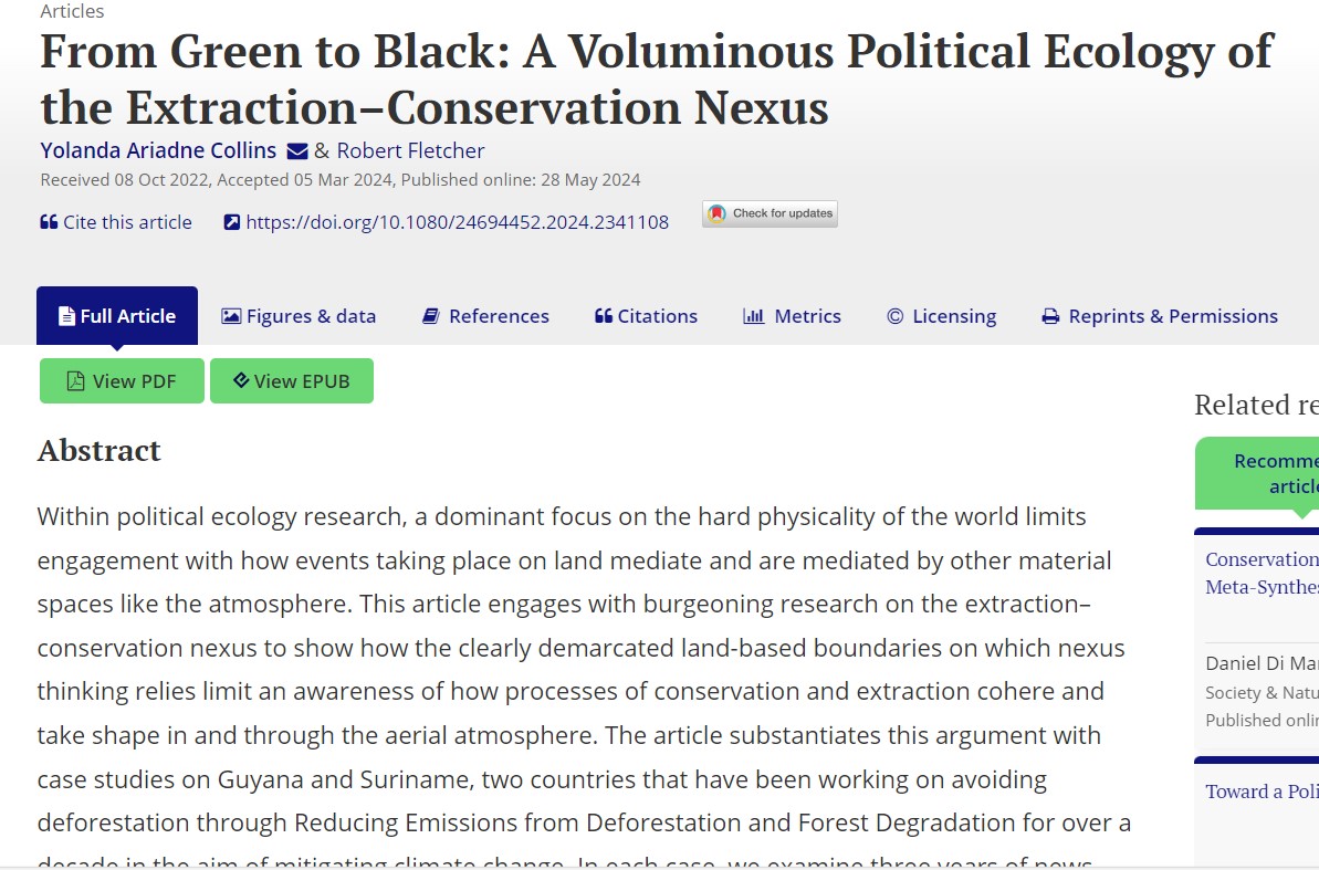 1/ Our new paper was just published in the Annals of <a href="/theAAG/">American Association of Geographers</a> <a href="/anthfletch/">Robert Fletcher</a>.