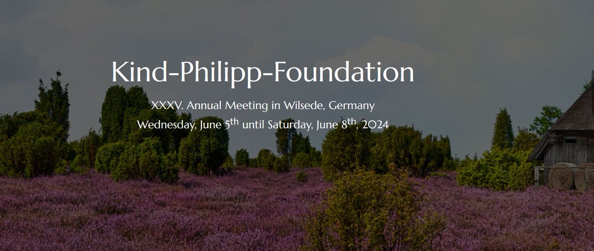 Jeremias_lab's tweet image. Only one week to the XXXV. annual meeting of the Kind-Philipp-Foundation. Many thanks to the organizers @MartinStanulla, @rolf_marschalek, @JhKmann, @OlafHeidenreich! We look forward to this fantastic opportunity for informal exchange between young scientists and experts.