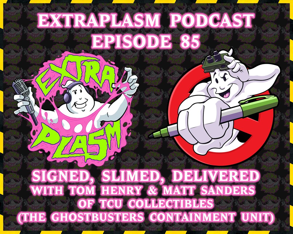 extraplasm (@extraplasm) on Twitter photo Episode 85 of <a href="/extraplasm/">extraplasm</a> is out now and features Tom Henry & Matt Sanders of TCU Collectibles as they fill us in on their upcoming slate of private signings with Ghostbusters cast & crew! Plus get updated on <a href="/Ghostbusters/">Ghostbusters</a> Headlines including #Ghostbusters Day events in LA & NYC! Episode 85 of <a href="/extraplasm/">extraplasm</a> is out now and features Tom Henry & Matt Sanders of TCU Collectibles as they fill us in on their upcoming slate of private signings with Ghostbusters cast & crew! Plus get updated on <a href="/Ghostbusters/">Ghostbusters</a> Headlines including #Ghostbusters Day events in LA & NYC!