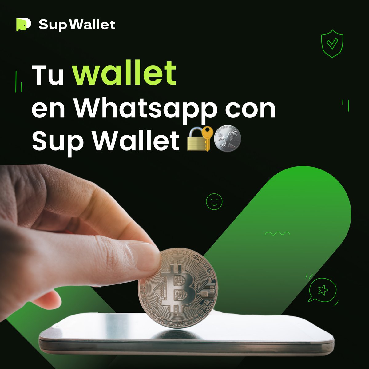 GM 🌞¿Te gustaría intercambiar criptomonedas directamente desde tu chat de WhatsApp? ¡Necesitas Sup Wallet! Lo hacemos posible 🚀 Únete a nosotros y descubre lo sencillo que puede, ingresa a bit.ly/sup-wallet      

#Blockchain #FinTech #CryptoWallet #WhatsApp