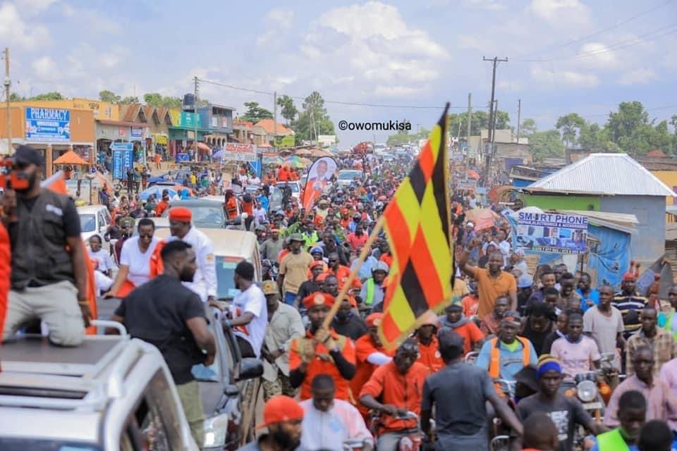 Mukono is painted Red today.
Tujja Masaka tujja…….