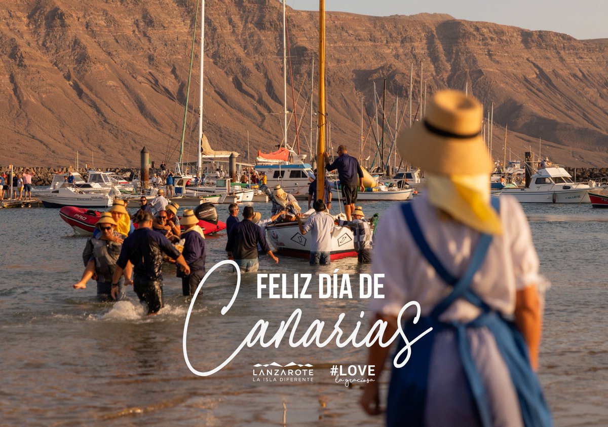 Hoy es 30 de mayo 🤍💙💛

Es día de celebrar nuestra calidez, alegría y tradición pero, sobre todo, es día de hacerlo con muchísimo orgullo‼️

¡FELIZ DÍA DE #CANARIAS! 🇮🇨✨

#LoveLaGraciosa #LoveLanzarote #LanzaroteLaIslaDiferente