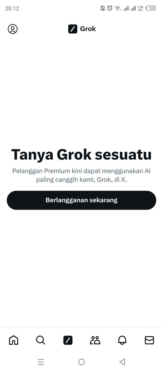 ciggrh's tweet photo. Kenal grok ga ? Gue sih ga kenal jadi males tanya tanya https://t.co/gkF73fuJuT