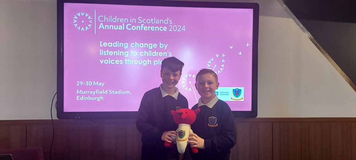 Amazing day presenting <a href="/ChildreninScot/">Siobhan O'Connor</a> conference sharing our play journey and how we value children's voices at Redwell. @laburke_1 <a href="/dundeeuni/">University of Dundee</a> <a href="/redwell_ps/">Redwell PS & ELC</a>