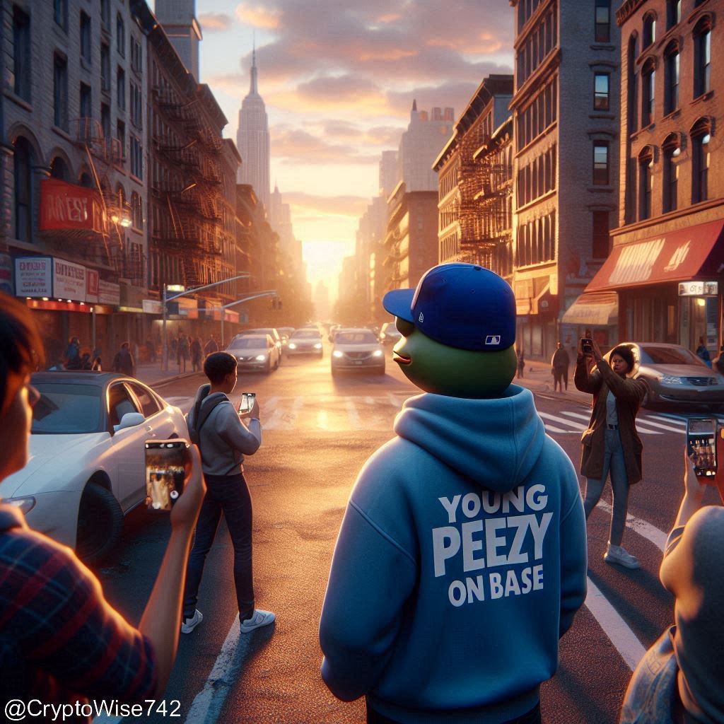 YoungPeezy_Pepe's tweet photo. Sometimes you just need to enjoy the moment.  #Manhattanhenge 

Do good, feel good.

Build on #Base https://t.co/0wePlWL8Nu
