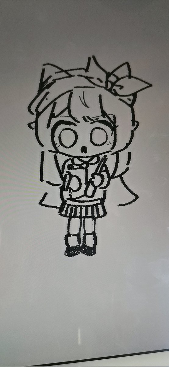 #秋葵高校美術部
友達が描いた~