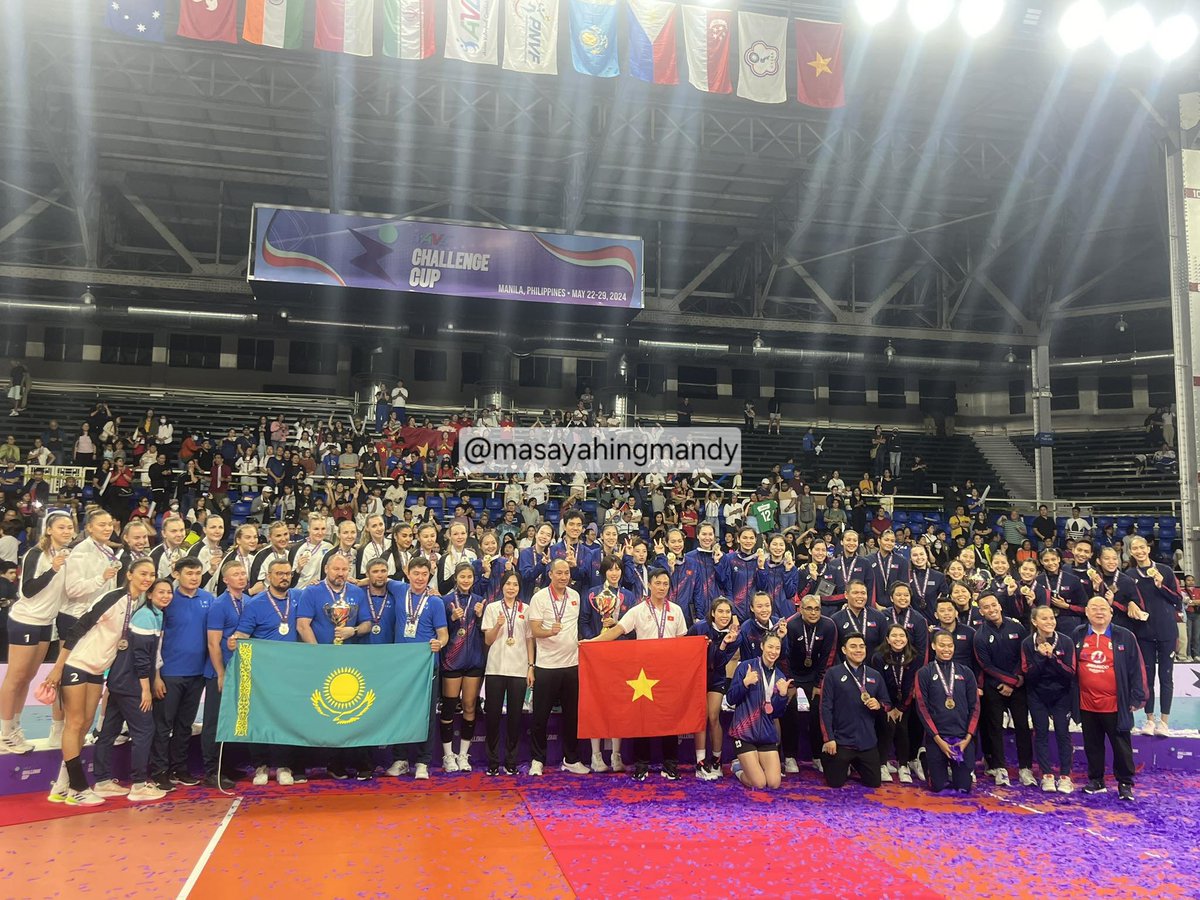 Bronze shines like gold for Alas Pilipinas. 🇵🇭

#AVCChallengeCup2024