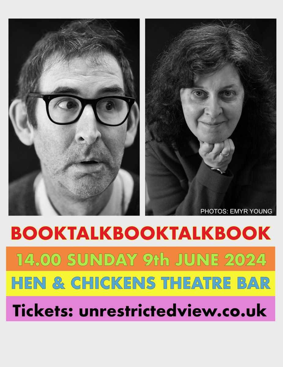 benmoor's tweet photo. When @MsJoNeary and I performed BookTalkBookTalkBook at #LaugharneWeekend in 2023, @EmyrYoung took these lovely photos of us.
Come see our real faces being authory on stage.
Bonus WIPs too!
📌Hen &amp; Chickens Theatre Bar
📅9th June 2024 
⏰14.00 
🎟️https://t.co/n2ZObfi3UL https://t.co/cQbWdNlNQd