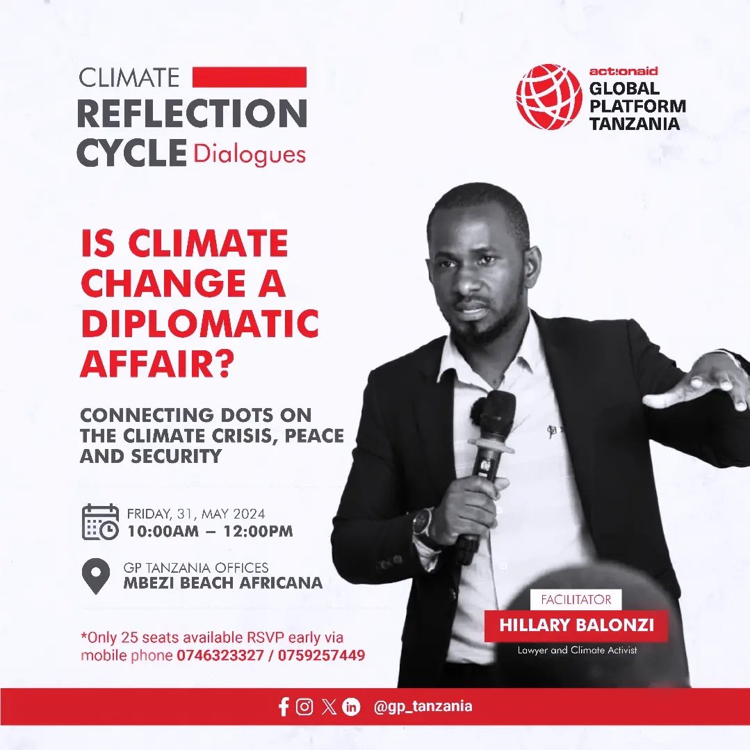 Climate diplomacy refers to the use of diplomatic channels and strategies to address global climate change and its impact on international relationsBut realy, is climate change that important to be adjucted into diplomatic concern? Lets have dialogue about it! dont plan to miss!!