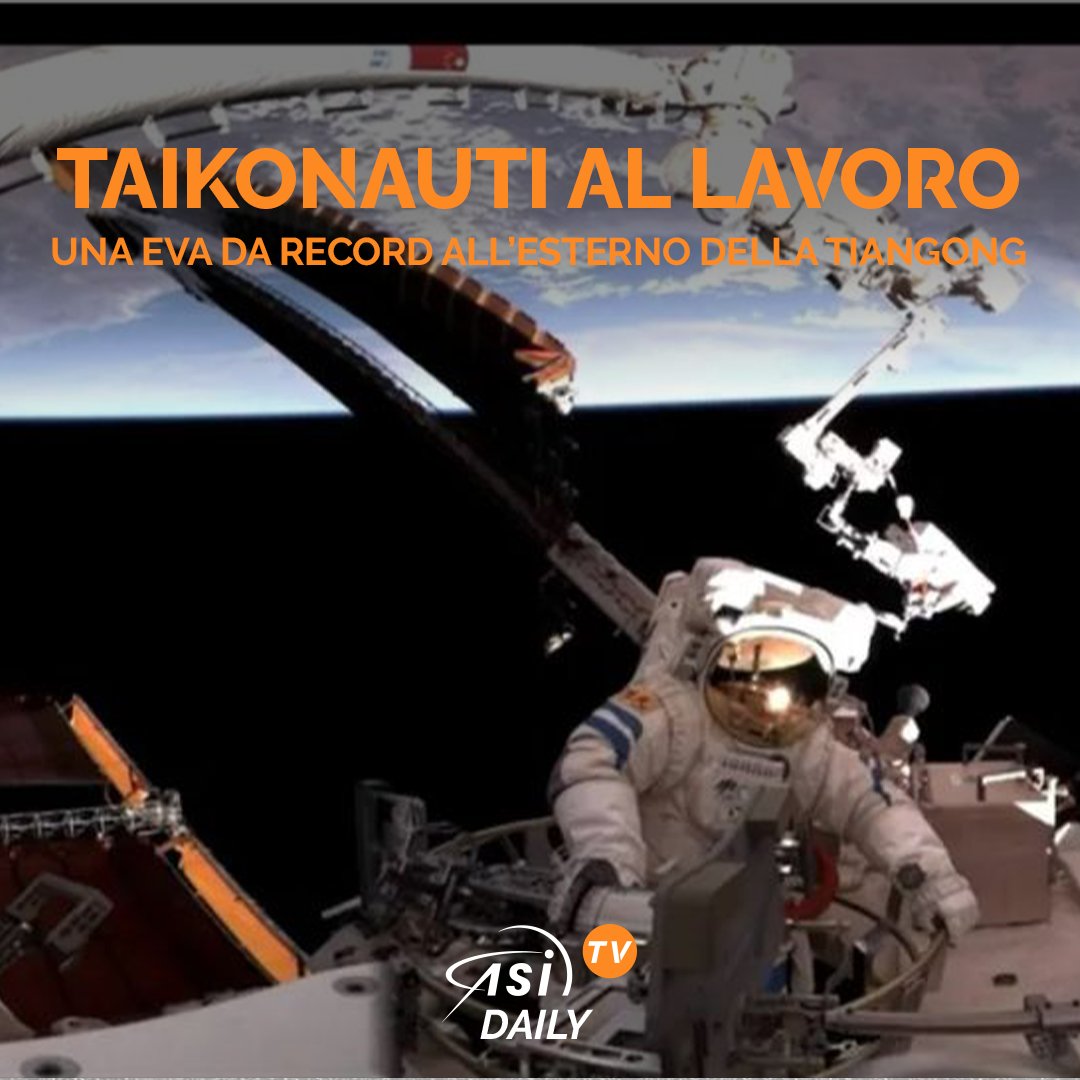 Una ‘passeggiata’ spaziale da primato per gli astronauti della stazione cinese Tiangong 📺Scopri i dettagli nel nuovo video di AsiTV tinyurl.com/58xndrp2 🎧Oppure ascolta la versione audio tinyurl.com/4unphb94 ✅Seguici anche su WhatsApp tinyurl.com/5844j9hp