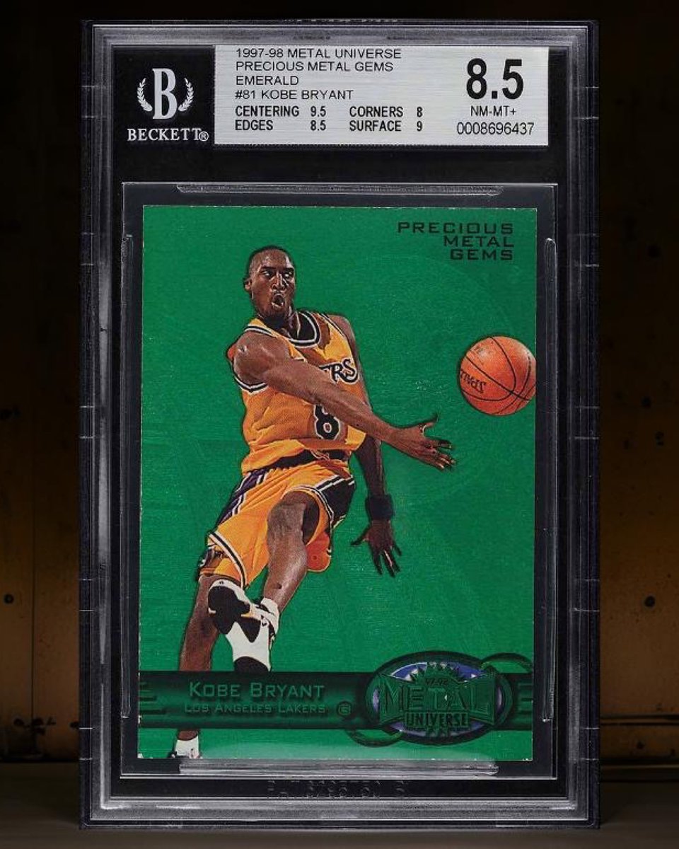 The most expensive Kobe card of all-time. 🐍 This card last sold with PWCC via private sale in February 2022 for $2 million.