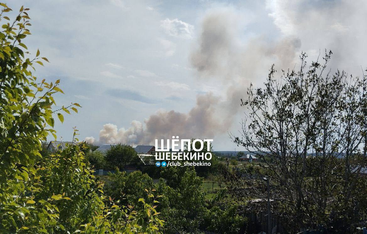 ‼️#BREAKING 🔥 #Russia: Ukrainian UAV attack on the Novaya Tavolzhanka and Shebekino area of #Belgorod region 

#UkraineStrong