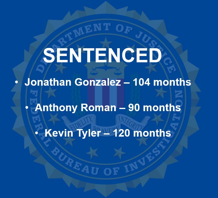 Three New Orleans men sentenced to years in prison - in an #FBINewOrleans/@NOPD investigation aimed at reducing violent crime and drug violence. More here: ow.ly/QWuJ50S09yN