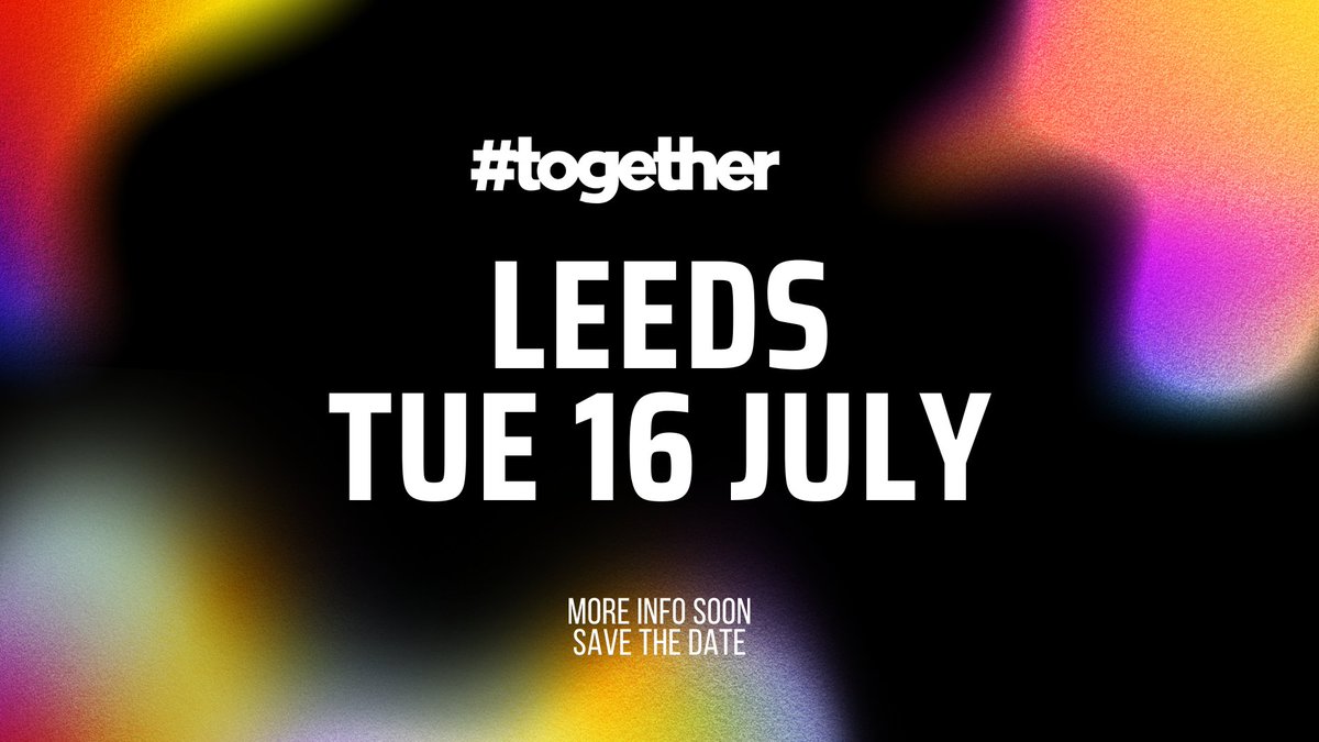 LEEDS: Save the date - Tue 16 July! We'll be in Leeds with a speaker panel event More info coming soon