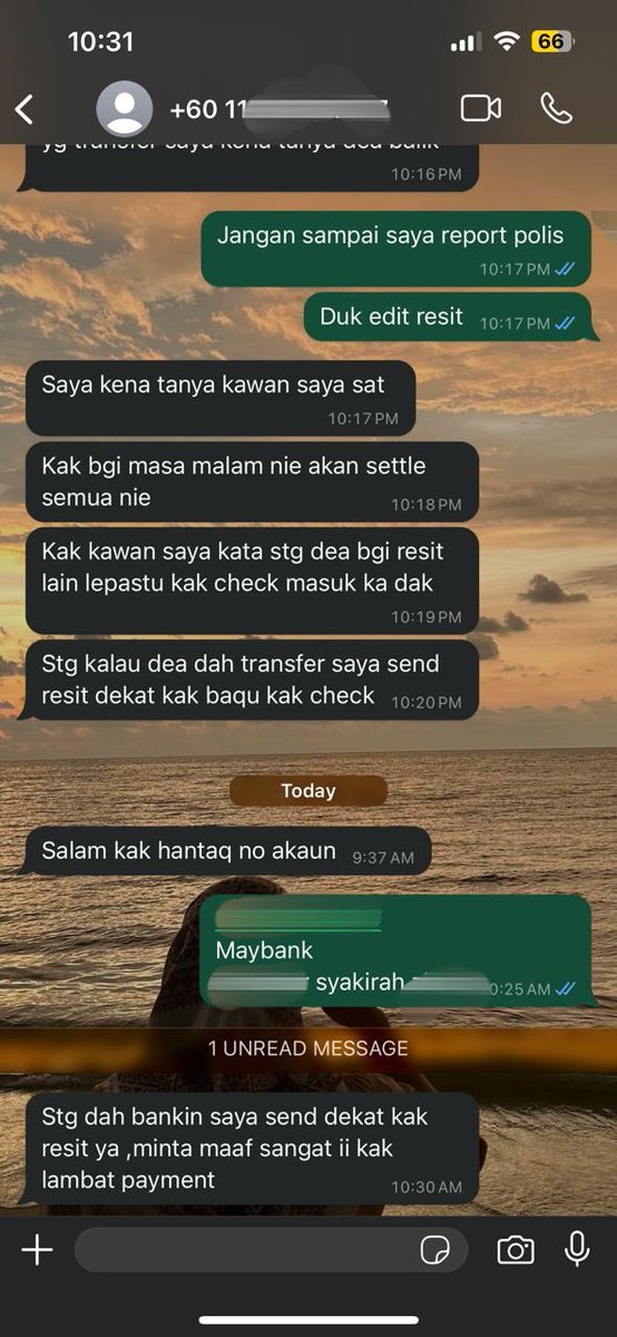 Dah 2024 pon ada lagi orang nak edit resit bank. Dah la font pon lari teruk. Ni orang panggil bengap.

Customer dr guesthouse mak aku. Stay tapi tk bayar habis & hutang RM 120 masa dia check out. 

Tapi yg tu bkn main issue. Main issue dia bila aku tengok dia edit resit bank ni🤬