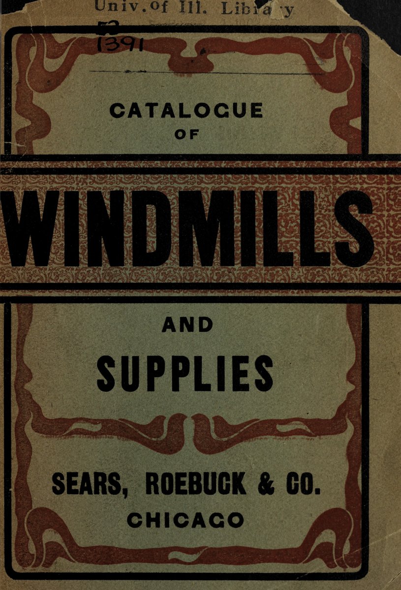 Catalog Of Windmills 1900.

#catalogues #vintage