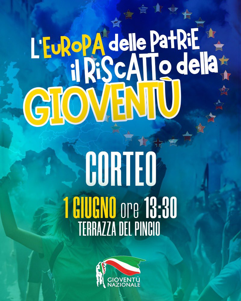 Dillo a tutti. Ci vediamo l’1 giugno! 🇮🇹