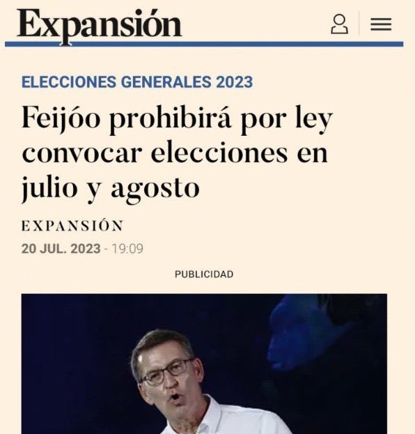 Feijoo se ha lanzado a perder las elecciones europeas y no le vamos a quitar la ilusión por hacerlo.