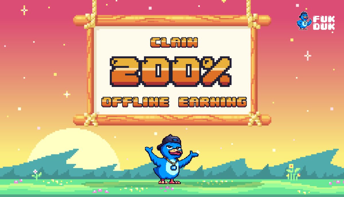 Hey Ducks!  <a href="/ton_blockchain/">TON 💎</a>
Crazy for 3 days 

🤑 Claim 200% Offline Earnings! 
📅 Dates: May 29 - 31, 2024

🤑 Don’t miss out! 💸 t.me/fukduk_wtf_bot…
#FUKDUK #TON $FUDU
