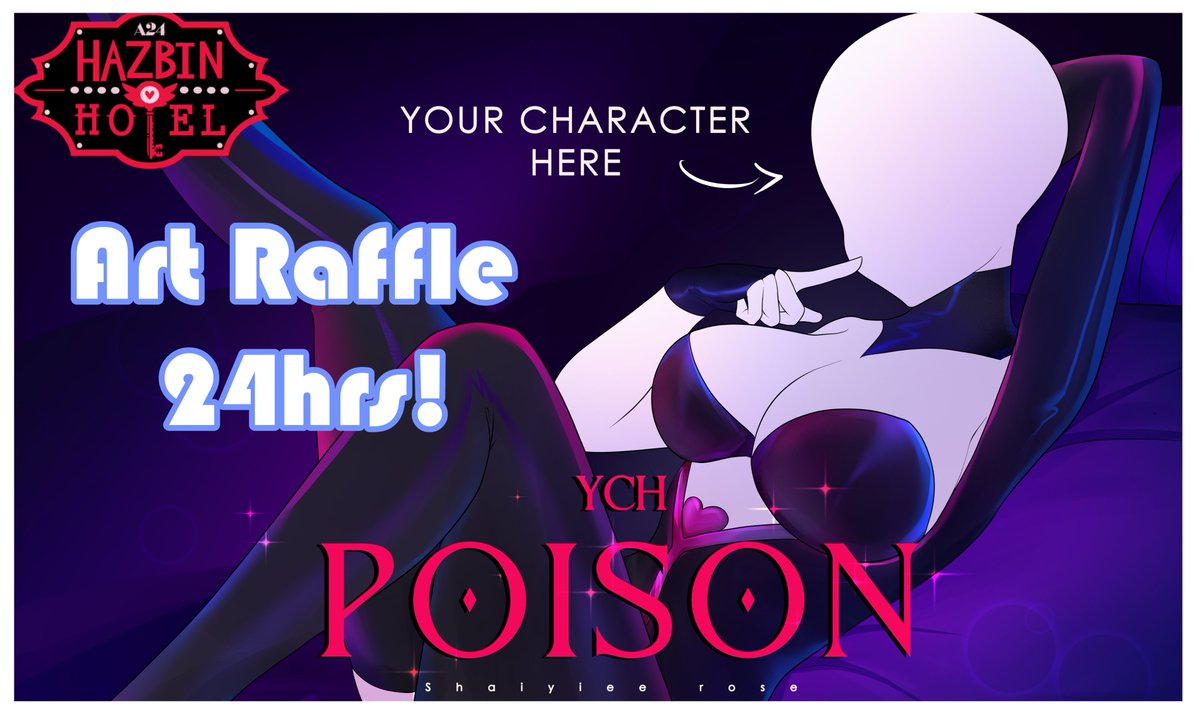 💮ART RAFFLE TIME!💮  Tsym for 2k followers so drop your characters in the comments 

TO ENTER:  
💮 Follow
💮 Repost 
💮 Like and don't forget to tag a friend!

1 WINNER WILL RECEIVE THEIR POISON ART COVER 

ends in 24 hrs
#Vtubers #vtuberEN #VtuberSupport
