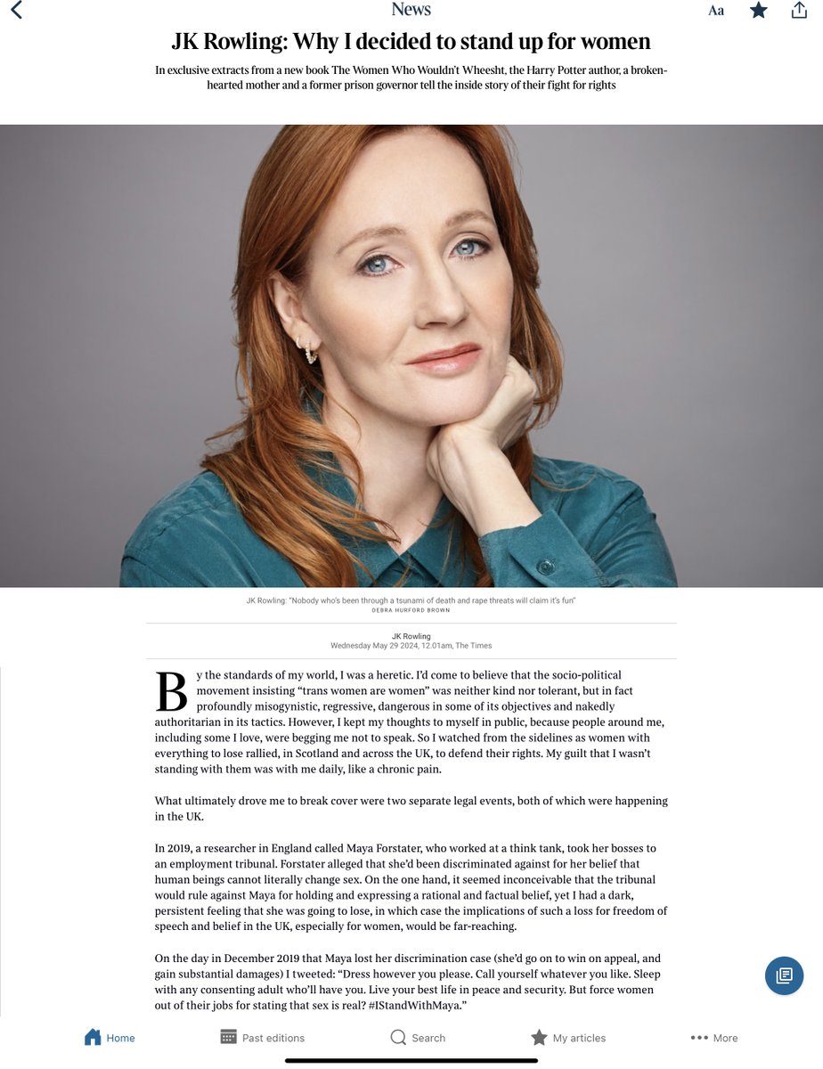 BluskyeAllison's tweet image. I love and admire this woman so much. Just imagine where we would be today if @jk_rowling had decided not to stand with ordinary women against the anti-women, anti-science, anti-reality gender identity movement sweeping across the globe?

If JK Rowling had done what almost every…