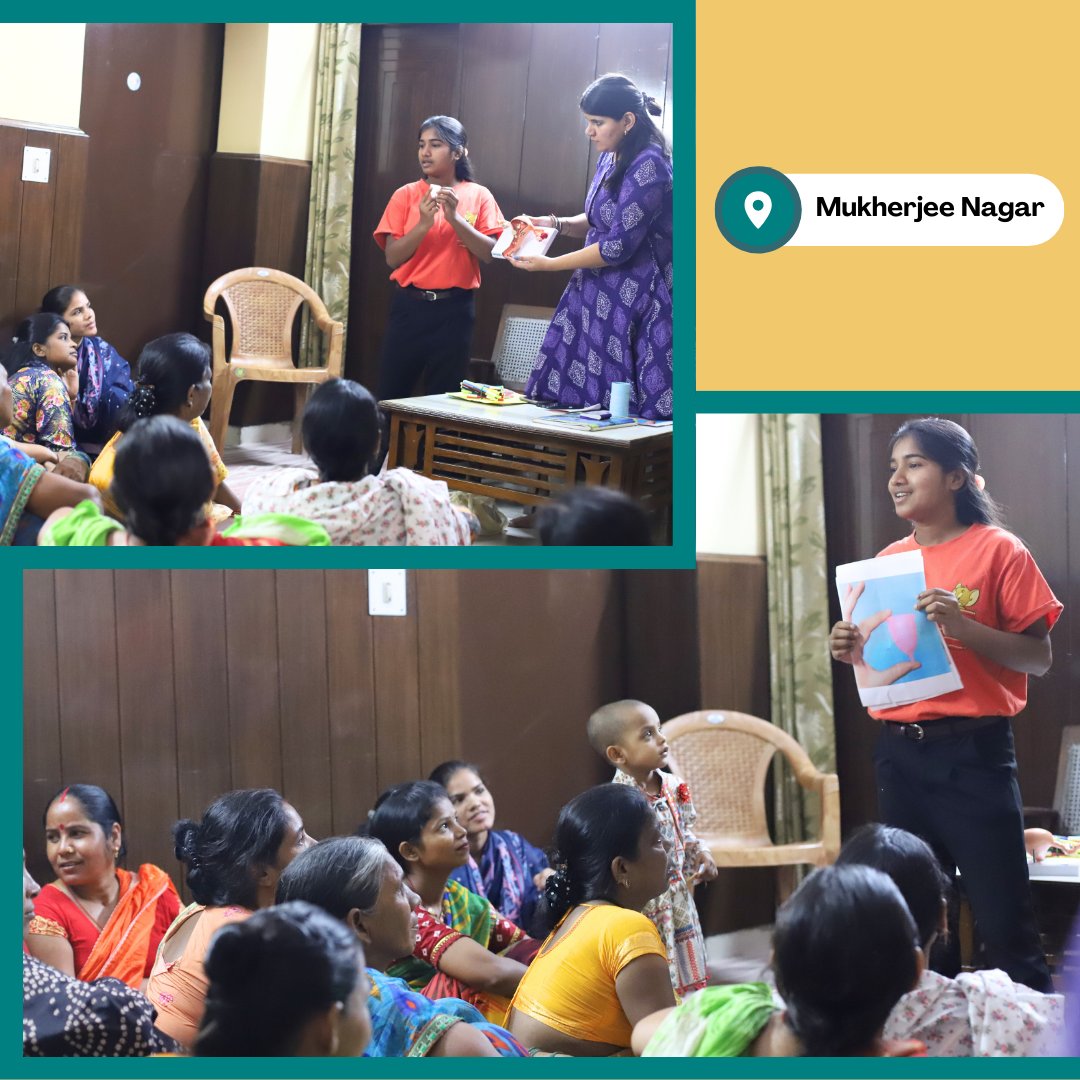 On 28 May, we held discussions in Mukherjee Nagar, Delhi, and Bichpari Gaon, Haryana, with women domestic workers and KBC adolescents to raise awareness about menstrual health and hygiene, in observance of Menstrual Hygiene Day.