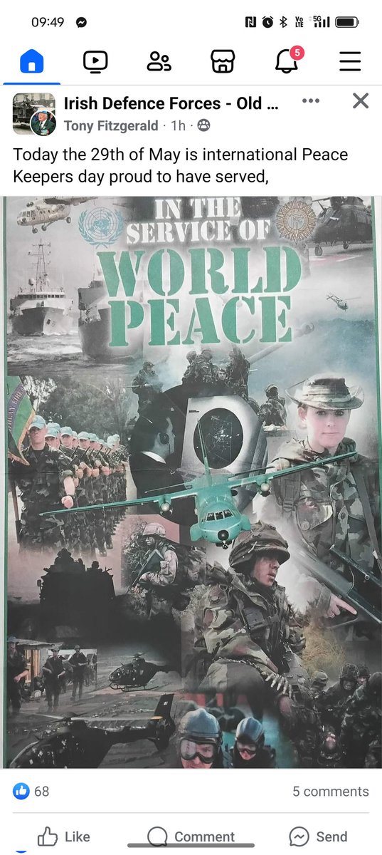 Today is #InternationalPeacekeepersDay 
We as a country have a long, proud record of participating in Peacekeeping missions around the world. Let us acknowledge all personnel who have served, representing Ireland.💚💚