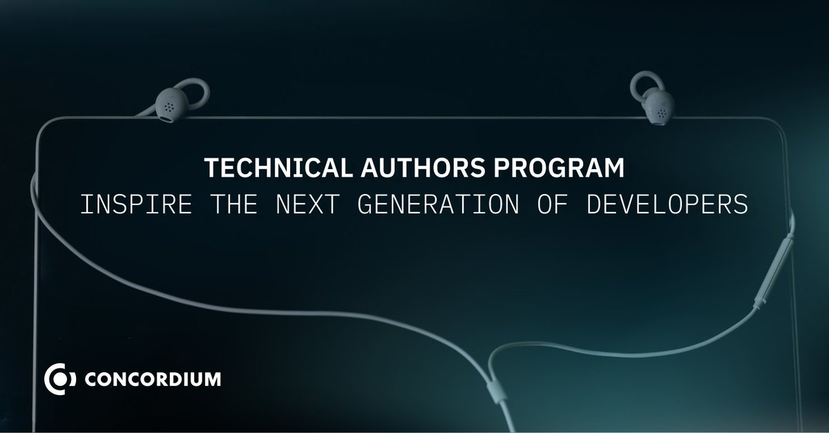 🌟 Join Concordium's Technical Authors Program! 🌟
Are you a blockchain expert? Share your knowledge and get rewarded!

✍️ Write tutorials and guides 🎁 Exclusive @ConcordiumNet swag for your first accepted post & more!

Apply now! 🌐 concordium.com/build-on-conco…

#Concordium