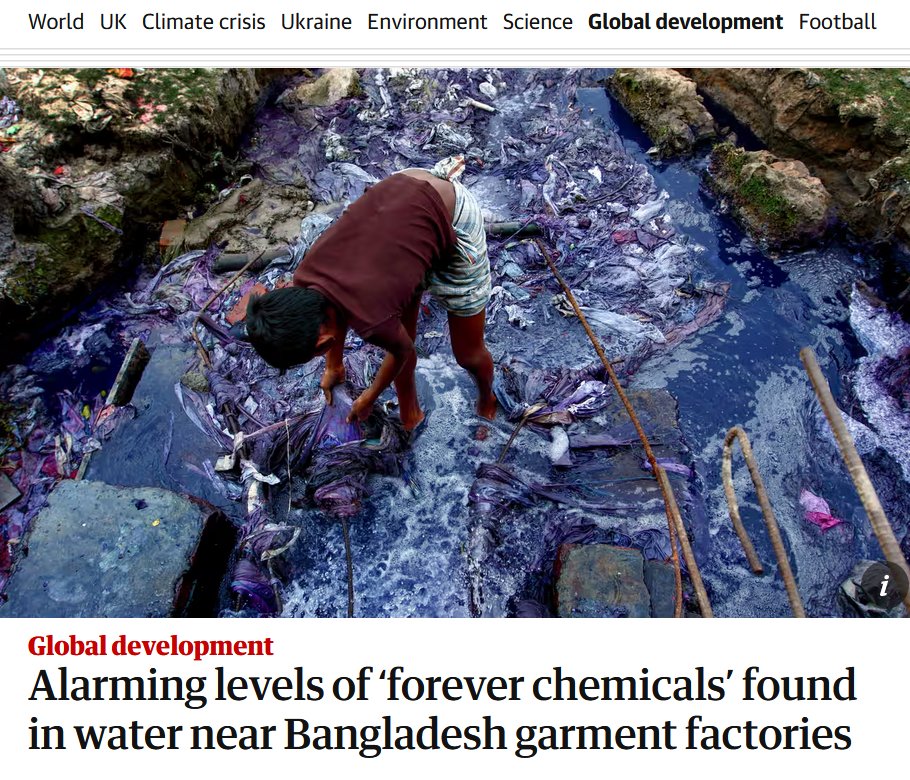 Why are the canals of the Netherlands clean but these waters of Bangladesh toxic?

Because under industrial colonial capitalism the Global South is merely a source of cheap resources, labor, & a waste dump.

This is how the overconsuming Global North keeps itself pretty & clean.
