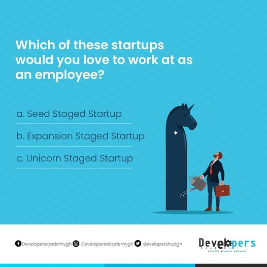 developersgh's tweet image. 𝗕𝗨𝗦𝗜𝗡𝗘𝗦𝗦 𝗚𝗜𝗚𝗦
Dear employees,
Which do you prefer?
#devacademy
#startup
#investment