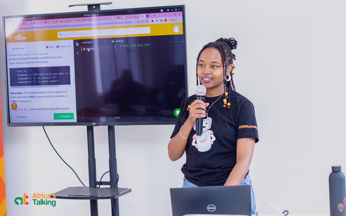 Fauziahalsey's tweet photo. πToday, we're not just attending a hackathon; we're forging connections, sparking ideas, and driving change. Join us as we celebrate the incredible potential of women in tech. #EmpowerWomenInTech #HackathonFever @Africastalking
@ATCommunityNBO
@ATWomenInTech https://t.co/PJvALP93ua