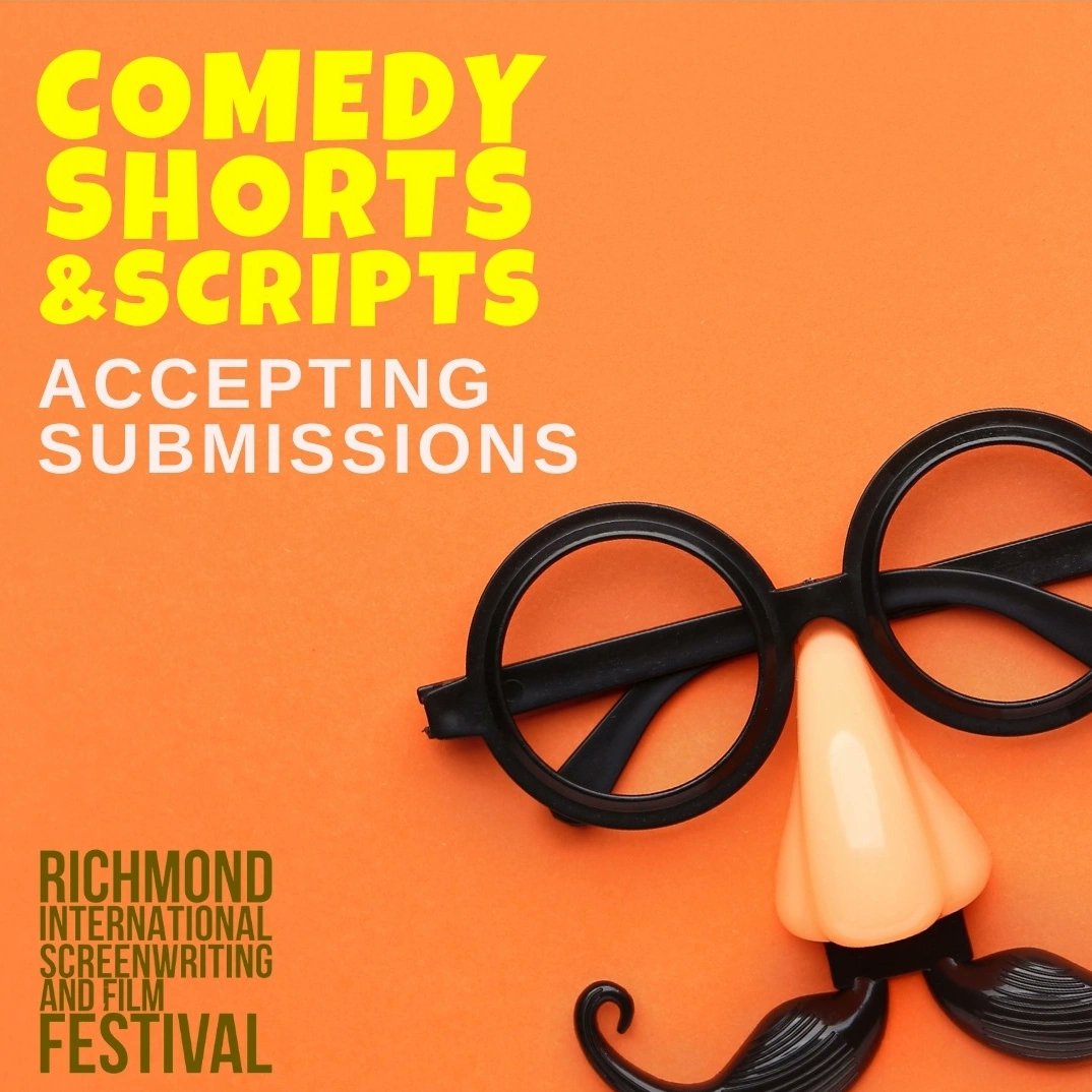 RichmondIntSF's tweet photo. SUBMISSIONS OPEN for COMEDY scripts and shorts!
👉 https://t.co/y1Yh7dfGuG
#comedy #funnyshorts #comedyshort #comedyscript #darkcomedy #shortcomedy #romcom #shortfilm #indiefilm #featurescript #shortscript https://t.co/tb4eJSMKSP