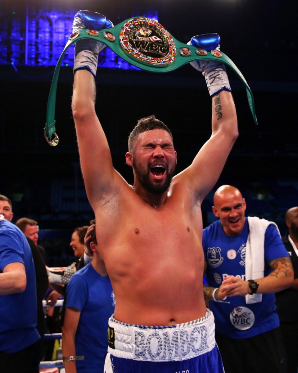 👑 @TonyBellew won the WBC world cruiserweight title #OTD in 2016, with a third-round knockout of Ilunga Makabu at Goodison Park 💙