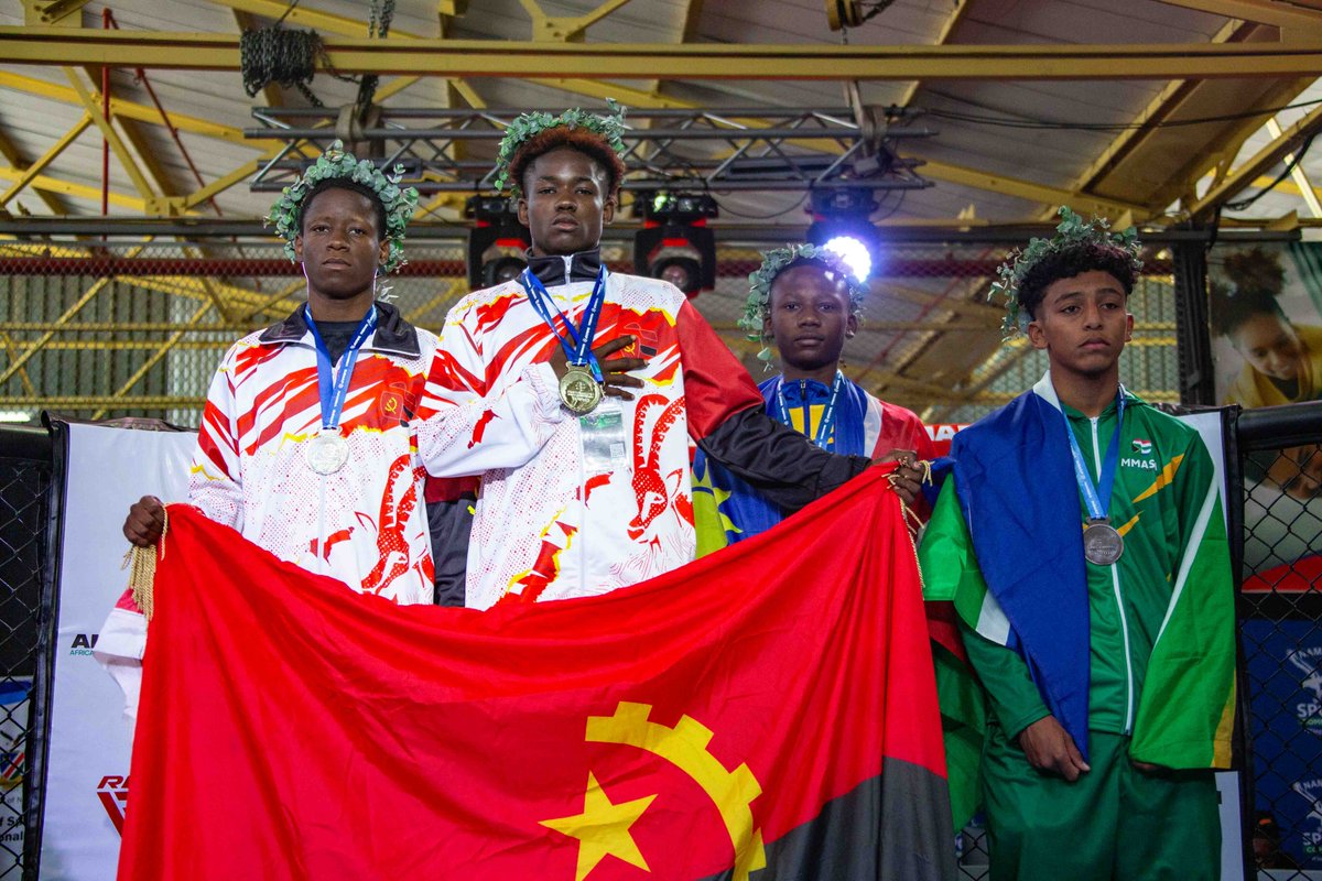 Check out our article tinyurl.com/IMMAFAfricaYou…
on yesterday's Youth leg of the IMMAF - International Mixed Martial Arts Federation #Africa #mixedmartialarts #championship link in comments. There were many stars especially Angola's Cláudio Fontoura (centre).
