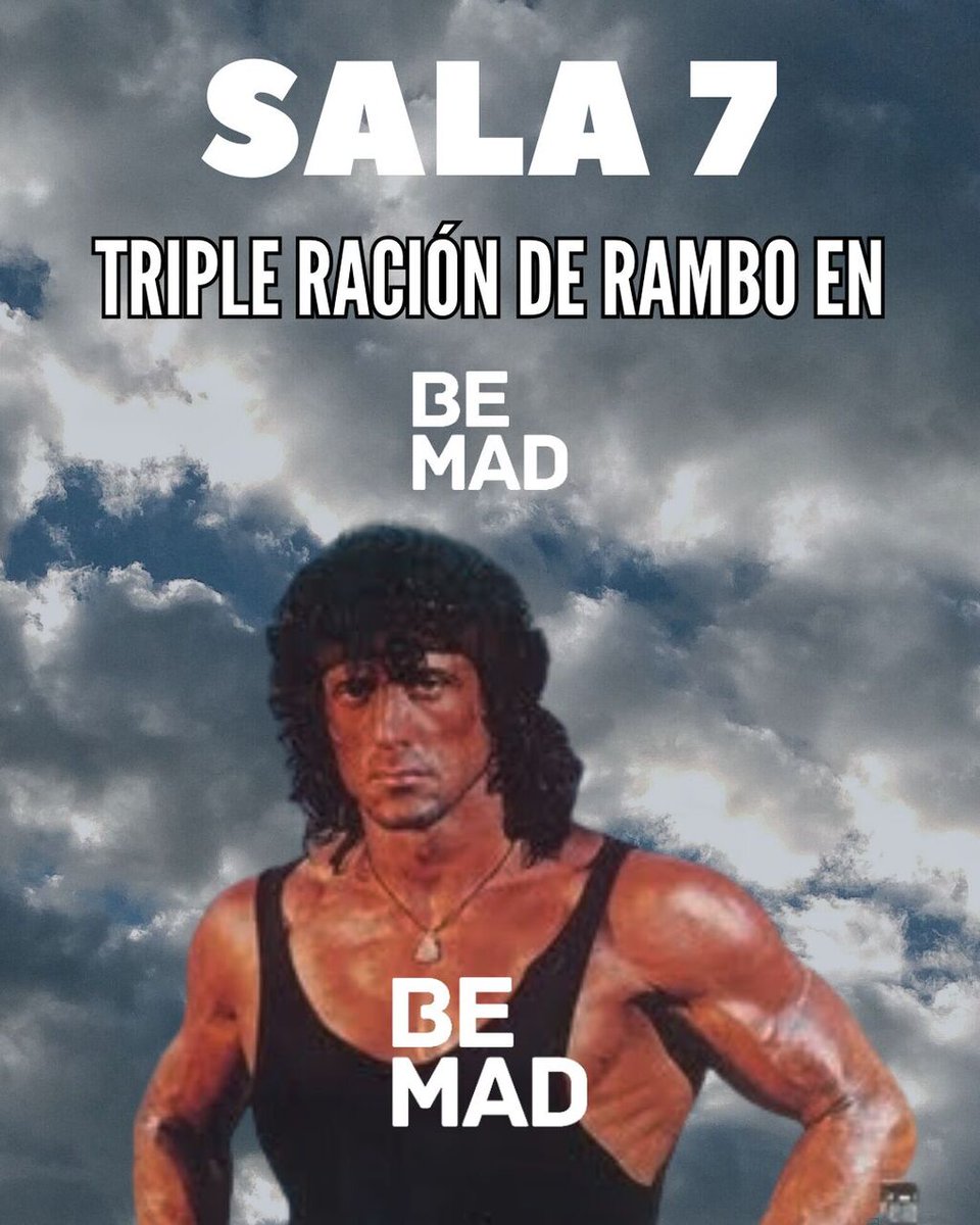 Sylvester Stallone vuelve más duro que nunca con una sesión triple de 'Rambo' 💥🎬 👉 'RAMBO: ACORRALADO' - 22:05 👉 'RAMBO: ACORRALADO PARTE II' - 22:38 👉 'RAMBO III' - 1:25 ¡En #BeMad estamos #LocosPorElCine!